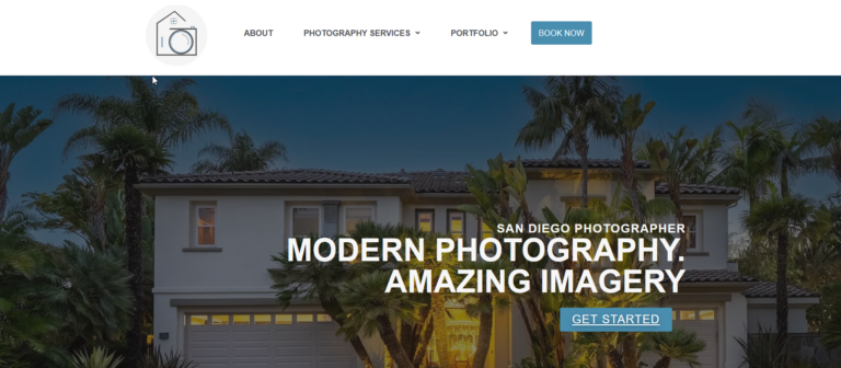 premium Website for real Estate photography , san Diego, La Jolla, north Park